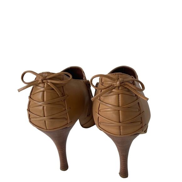 Alfani Women Leather Ankle Boots Bamboo Color 9.5M - Picture 3 of 12